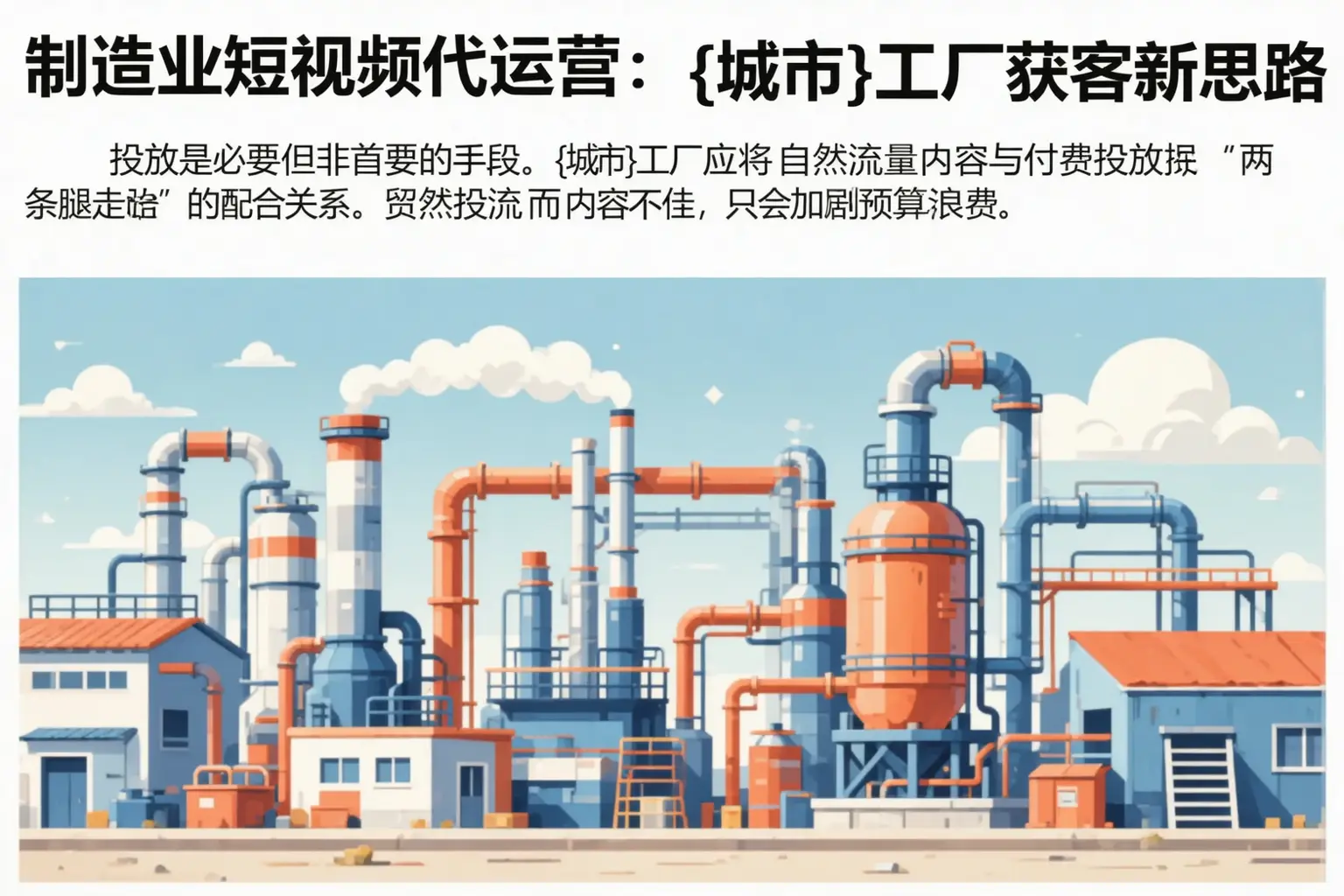 制造业短视频代运营：濂溪工厂获客新思路